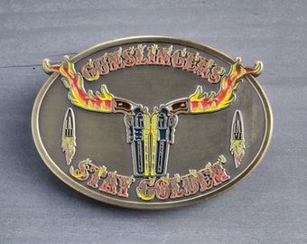 Stay Golden Antique Buckle