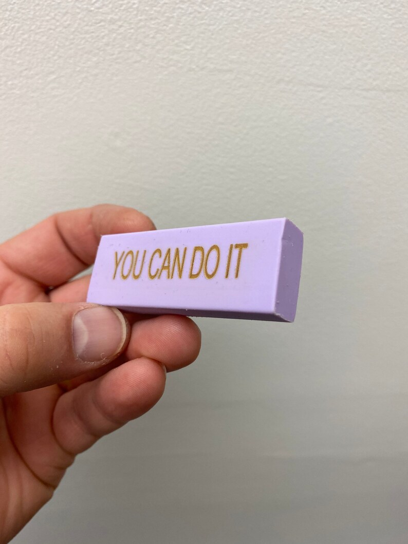 Personalised rubber eraser custom eraser personalized school Etsy