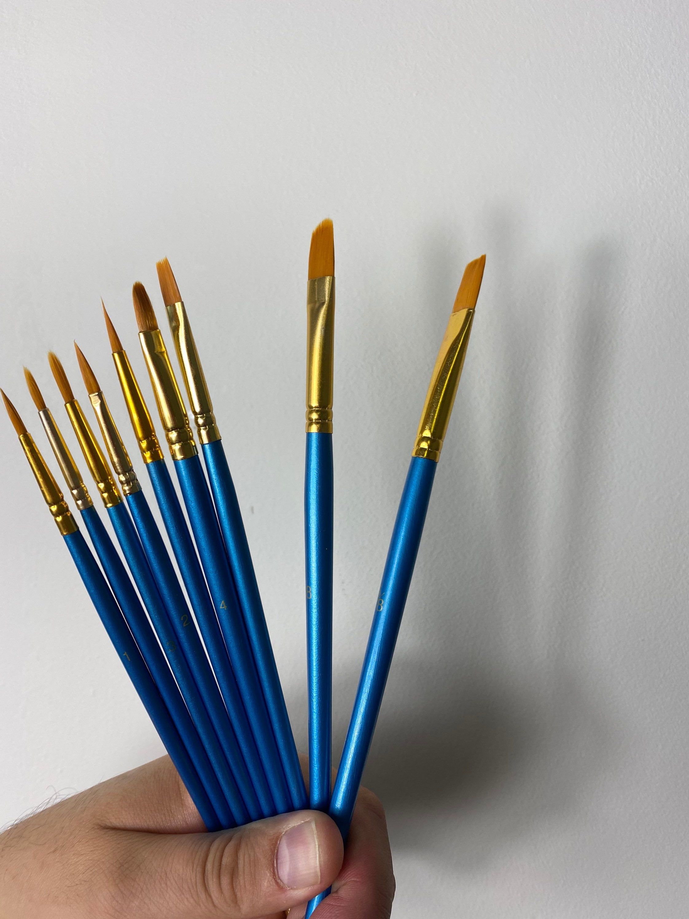 Personalised Artist Paint Brushes Custom Set of 10 Unique and Etsy UK