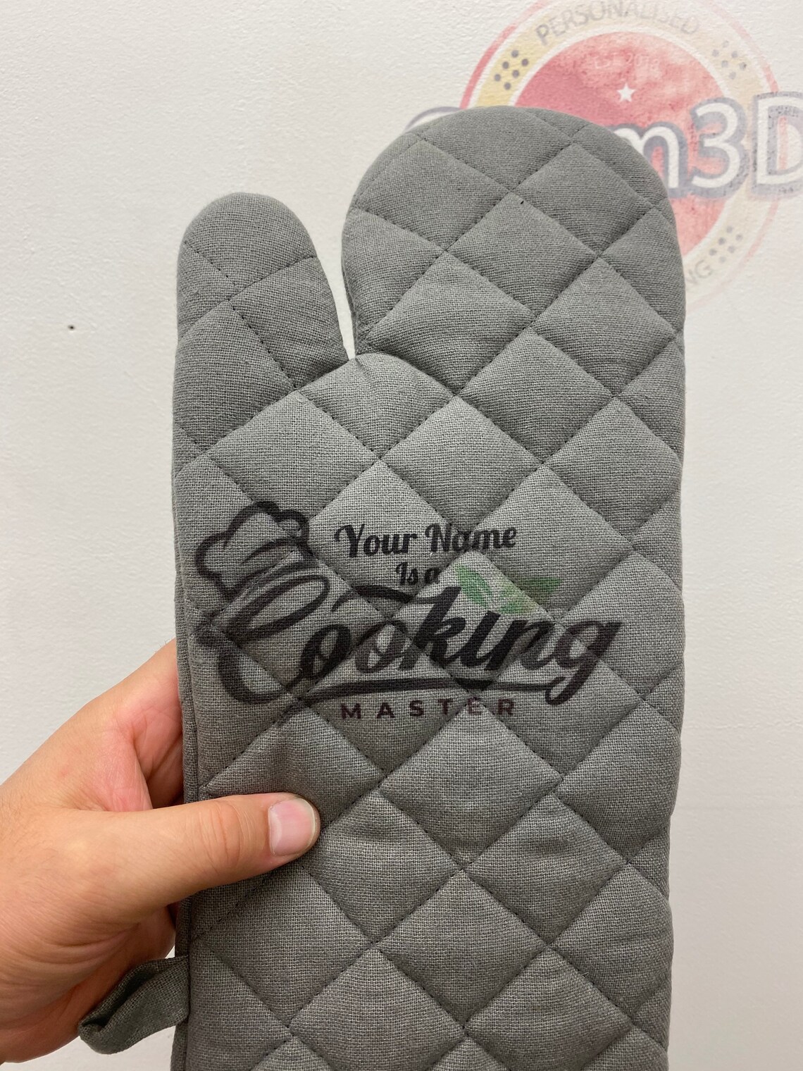 Personalised Oven Glove Oven Mitts Personalized Kitchen Etsy UK