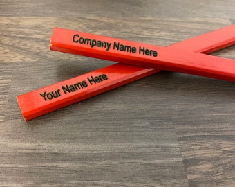 Personalised Carpenter Pencil Carpentry Pencils Joiner Woodwork Builders Plumber Personalised Carpenter Pencil Carpentry Pencils Joiner Woodwork Builders Plumber