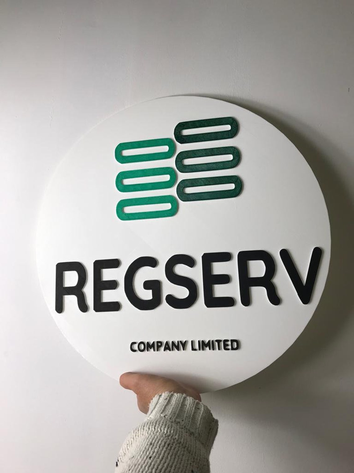 Business Wall Logo Personalised 3D Wall Signs Custom Office Etsy UK