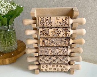 Rolling Pin Display Rack