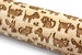 Funny CAT & DOG Embossing Engraved  Rolling Pin, Pattern Roller, Embossed Dough Roller, Dough Roller, Laser Engraved, Big Size 