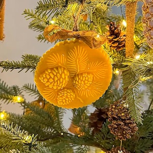 Molde para galletas, molde para springerle con piñas, estampador de galletas de madera, cortador de galletas navideñas, pan de jengibre, speculaas, molde de arcilla, regalo imagen 8