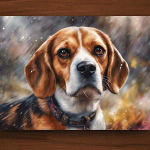 Beagle card set group 2. Watercolor dog note cards. Dog, animals. blank note cards . folded stationery stationary set