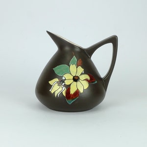 marei keramik mid century 1950s VASE with floral decor model 48 19