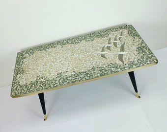 1950s COFFEETABLE mid century mosaic mueller-oerlinghausen mosaic table