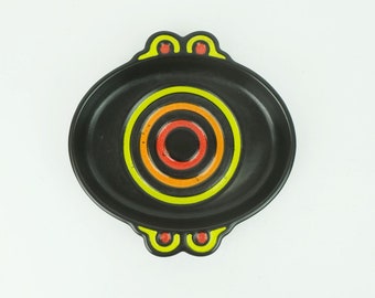 colorful ceramic BOWL side dish snack bowl herbolzheimer ceramic 1960s 70s WGP model no. 245-22