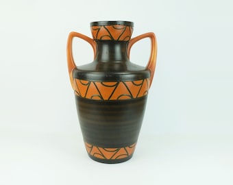 mid century ceramic VASE floorvase model 681-45 amphora