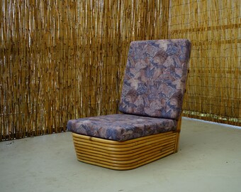 Paul Frankl Style Rattan Lounge Chair