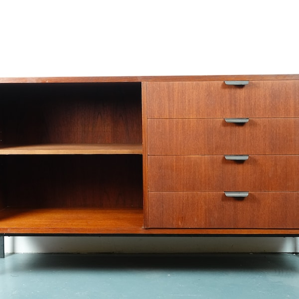 2 x herbert hirche DHS-20 SIDEBOARD teak holzäpfel 50er jahre