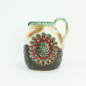 dumler & breiden mid century VASE jug model 53/21 relief decor