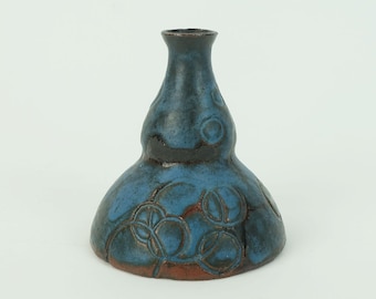 small danish modern ceramic VASE conny walther studio pottery denmark 60s