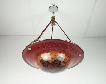 art deco WMF ikora PENDANT LIGHT ikoraglass 1930s avantgarde design