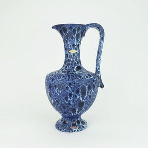 Kreutz Keramik社製  fat lava 花器 Vintage KREUTZ KERAMIK Ink Blue Fat Lava Vase 203 West