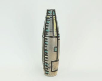 elegant mid century modern marei ceramic VASE late 1950s model 123 32