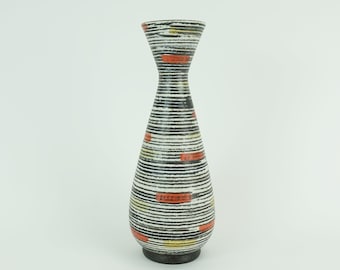 elegant mid century modern jasba ceramic VASE early 1960s model 130/30