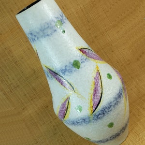 vintage scheurich west german mid century VASE floorvase abstract pattern early 60&#39;s model 537-52