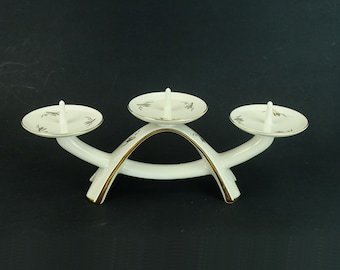 mid century porcelain CANDLE HOLDER alka-kunst bavaria decor 'peking'