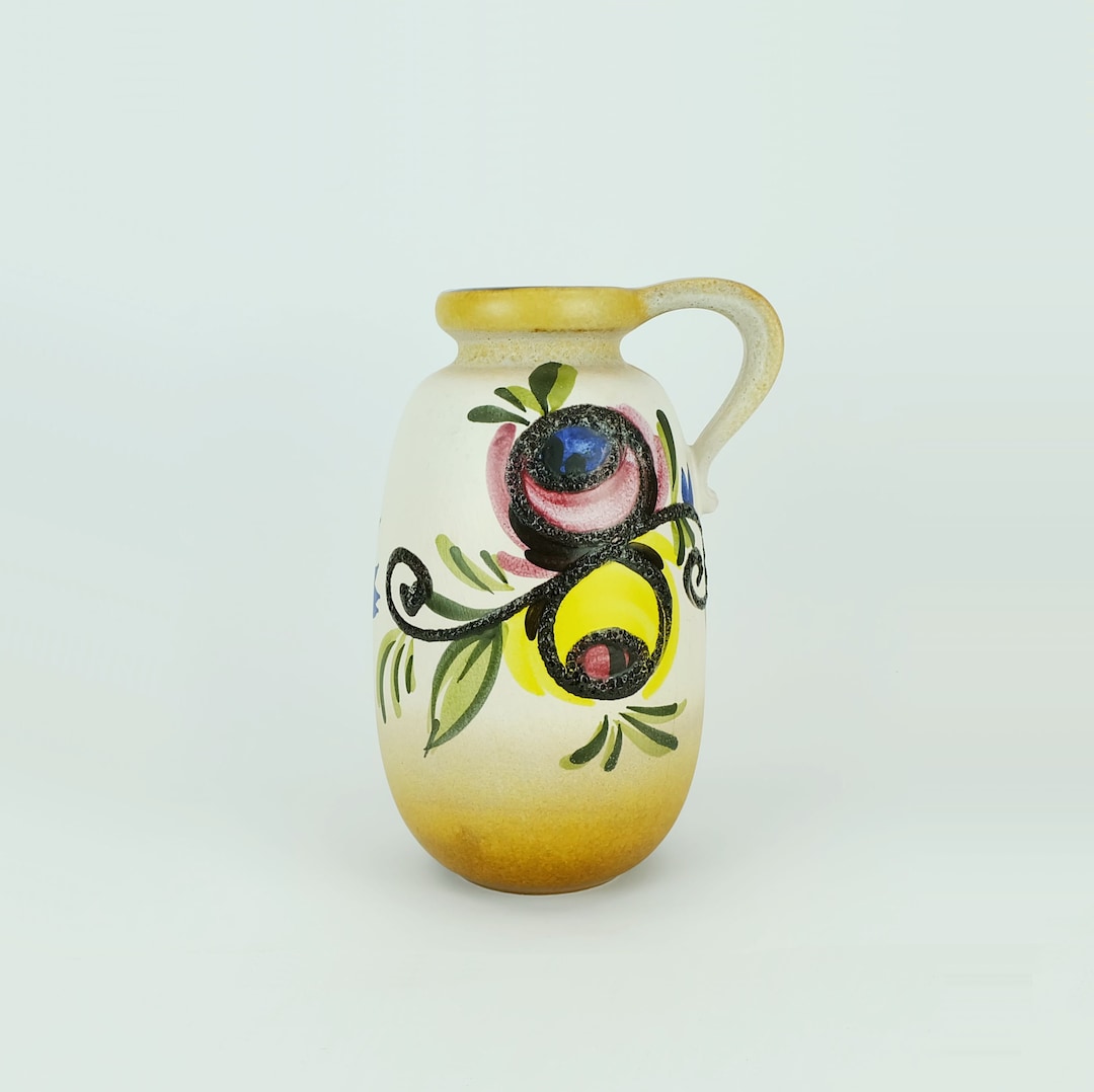 Scheurich Keramik フラワーベース　Fat Lava Vintage Mid Century Scheurich VASE Colorful Fat Lava Flower