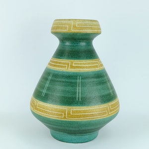 west german mid century VASE floorvase bay keramik model 680-40 geometric decor