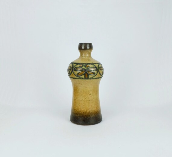 strehla keramik VASE fat lava flower decor model 1432 east german pottery 1970s strehla keramik VASE fat lava flower decor model 1432 east german pottery 1970s