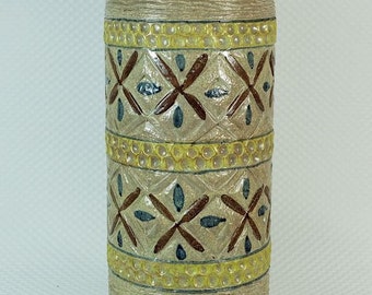 1960's mid century VASE floorvase bay keramik rare pattern and colors