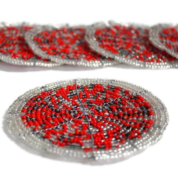 Christmas Glass Table Mats Etsy