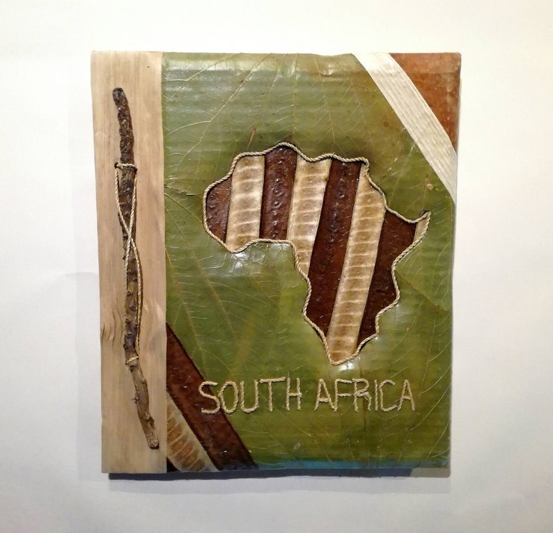 Vintage Style African Photo Album From Dried Leaves. Scrapbook Etsy