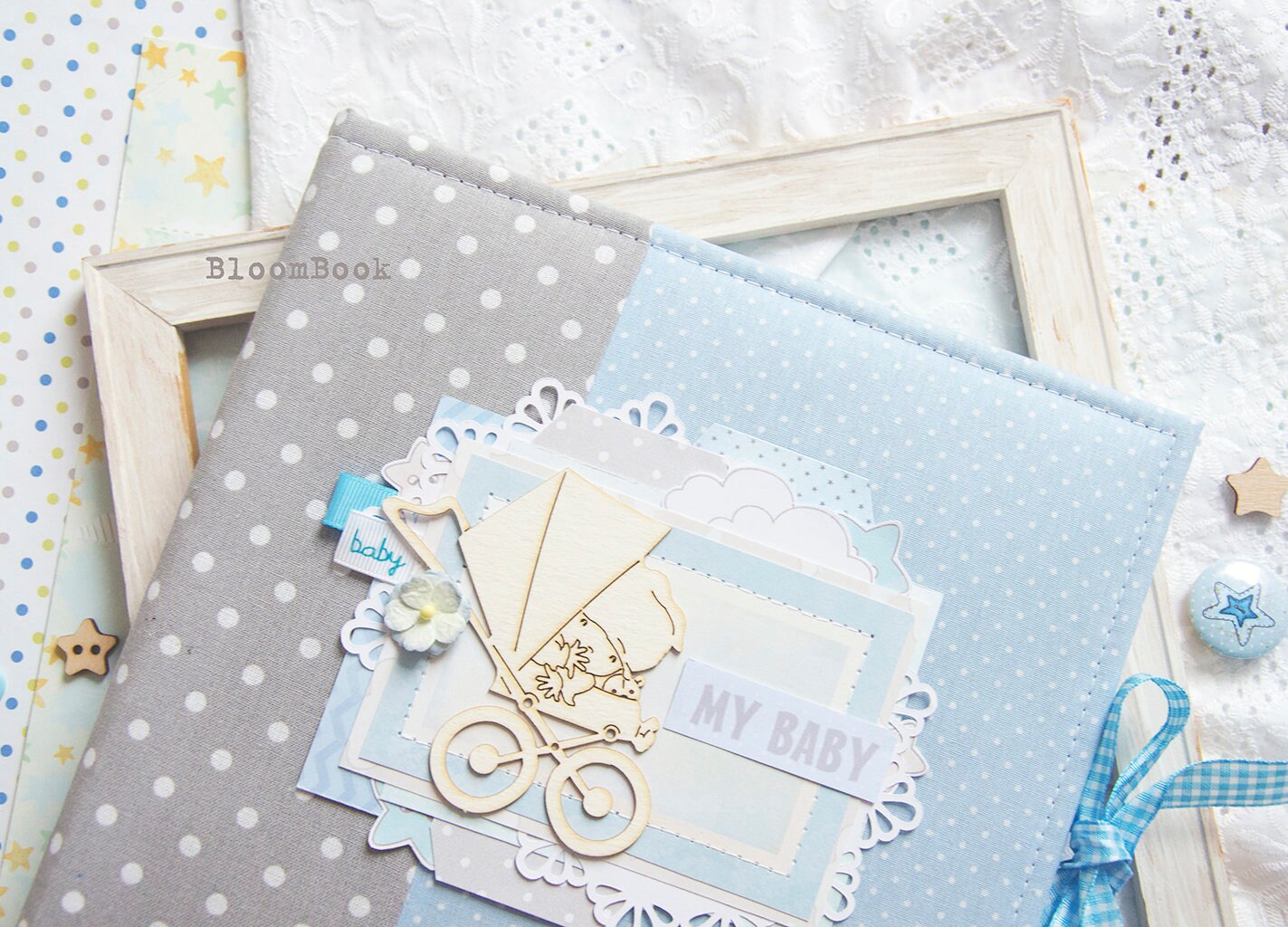 Personalized Baby Boy memory Book Personalized Baby Photo Etsy