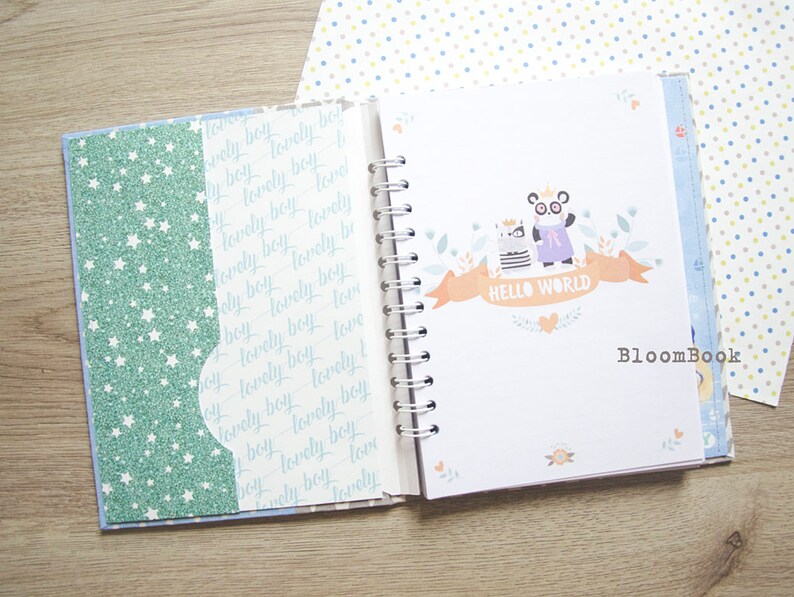 Personalized Baby Memory Book Boy Personalized Baby Photo Etsy