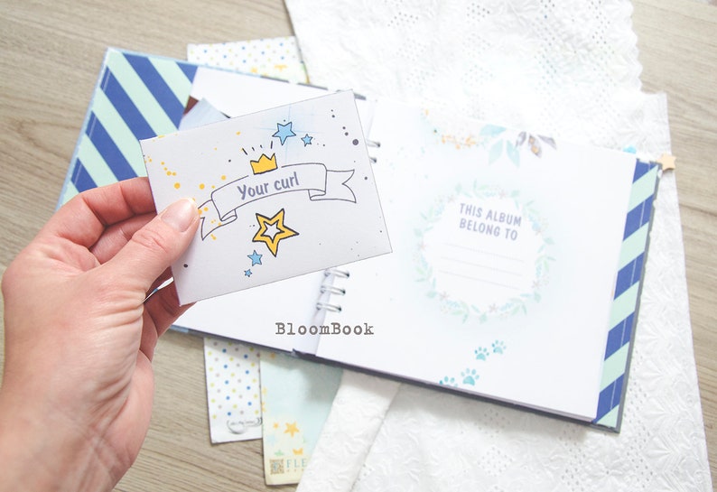 álbum de bebé personalizado, Libro de recuerdos de bebé personalizado para un niño el nacimiento hasta los 1 año, libro de registro de bebé imagen 10