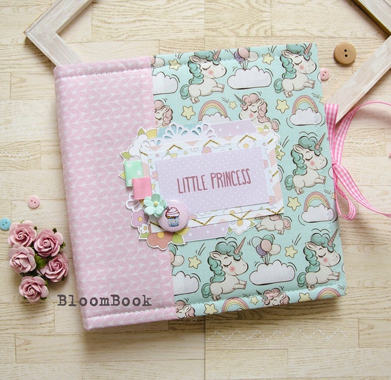 unicorn baby memory book