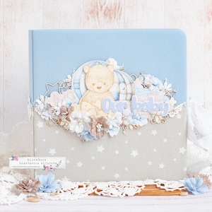 Album fotografico per bambini fatto a mano | Album per bambini | Album di compleanno | Album personalizzato per ragazzo | Diario spazzatura | Libro squallido | Album personalizzato | rottami