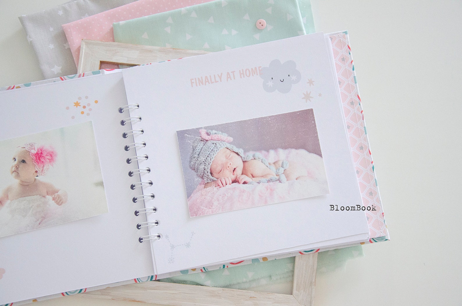Personalized Baby Album Girl Personalized Baby Memory Book Etsy