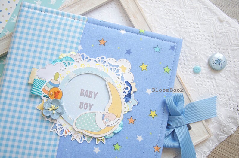 Personalized Baby Boy Photo Album Baby Memory Book Boy Etsy