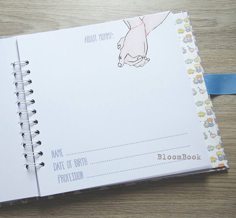 Gender Neutral Baby Memory Book Baby Boy Photo Album Etsy