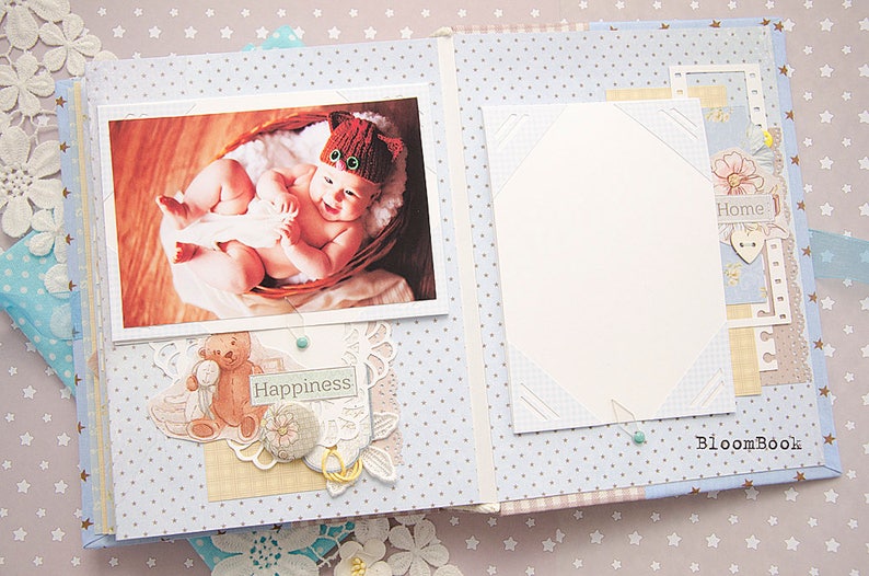 Baby Boy Photo Album Personalized Baby's First Year Photo Etsy