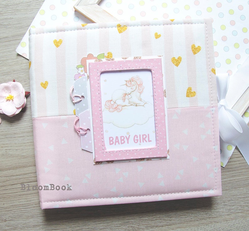 unicorn baby memory book