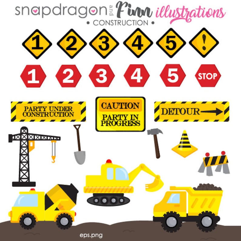 BUY5GET5 Construction clipart, Constructions Truck clipart, Construction Boy, Construction Papers, Truck clipart, image 2