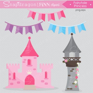BUY5GET5 Fairytale Princess Clipart, Fairytale Clipart, Princess ...
