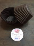NEW! 480 MINI Slightly "TALLER" Liners • 1-1/2" X 1-1/8" • Mini Sized Greaseproof Baking Cup • Baking Liner • Baking Cups • Brown Baking Cup