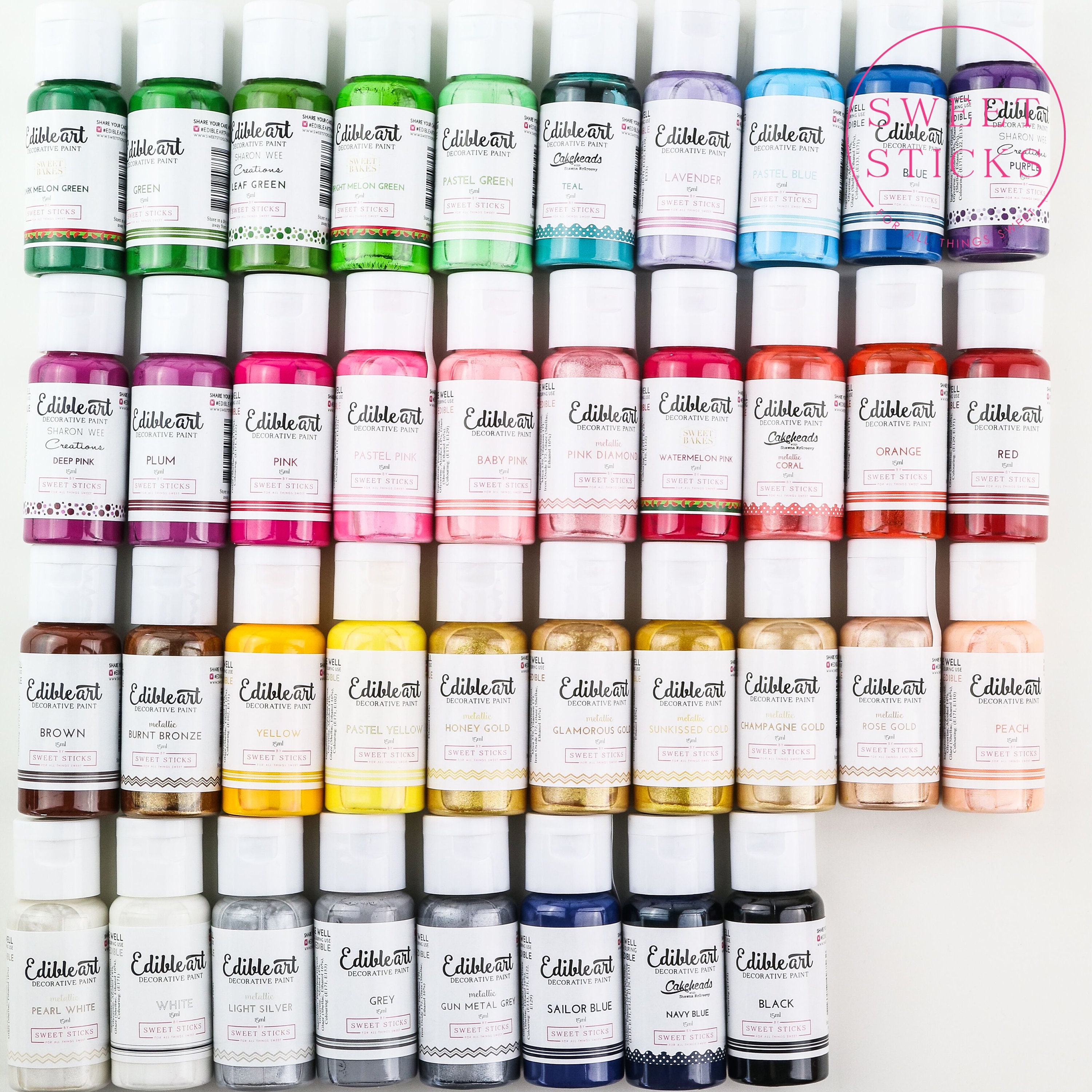 Edible Art Decorative Paint Original Sweet Sticks All Etsy