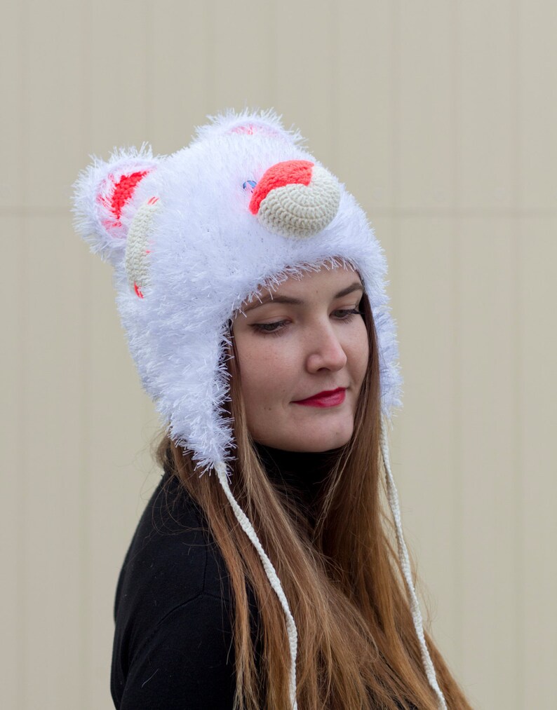 Knit Adult Animal Hat Knit Hat Bear Animal Beanie Adult Knit Etsy