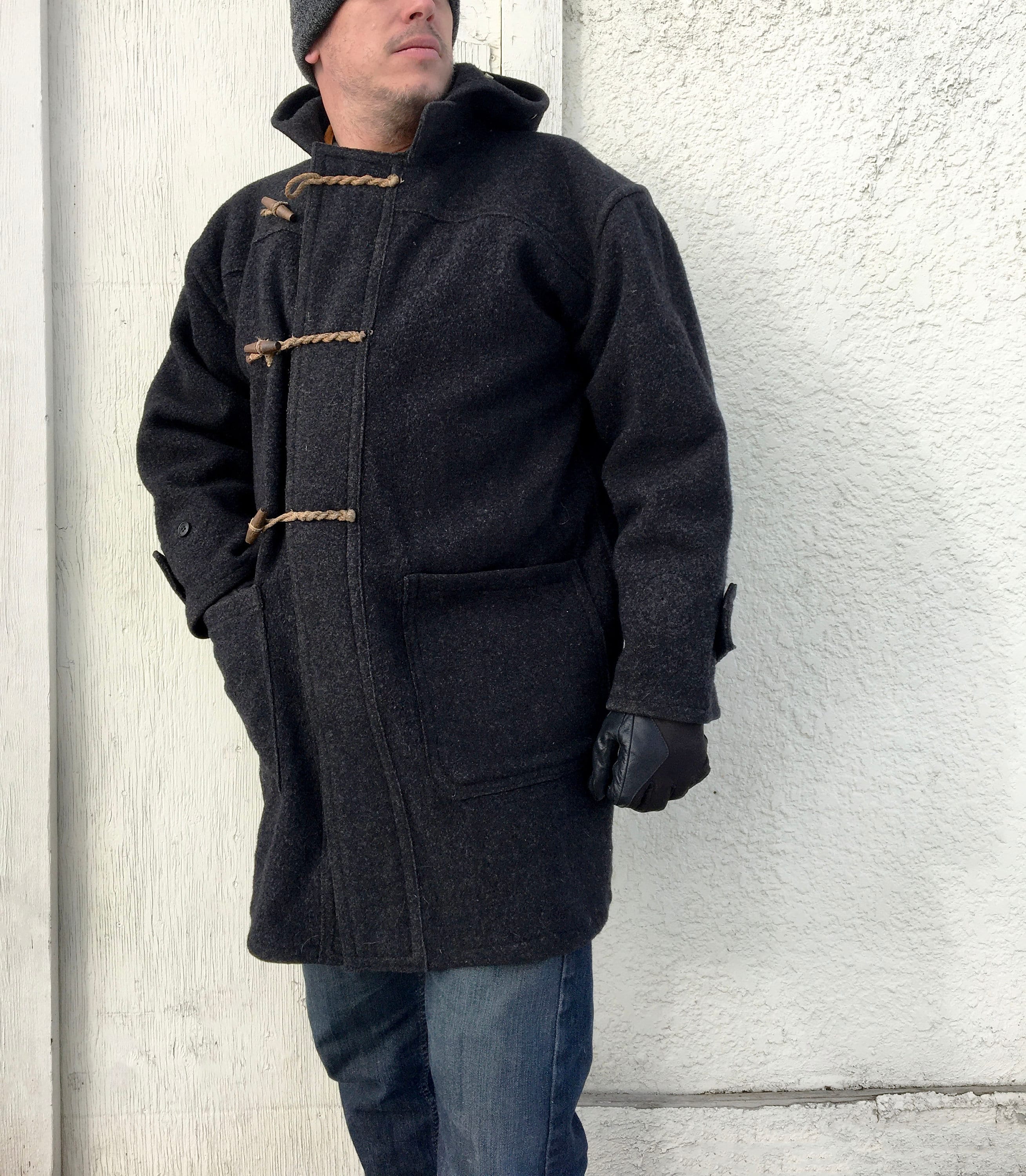 WW2 Royal Navy Men's Grey Wool Duffle Coat/AUTHENTIC Etsy