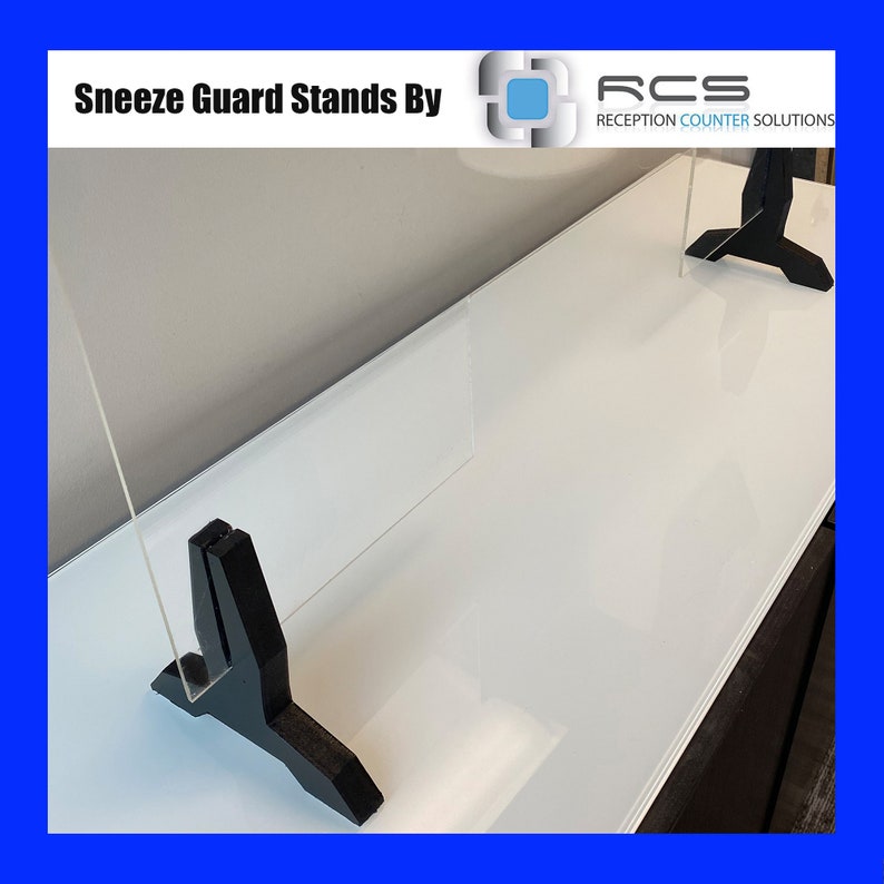 Sneeze Guard Feet Sneeze Guard Stand fits 1/8 1/4 sheet Etsy