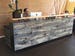 7 Foot Memphis Reception Desk, Retail Counter, Rustic Desk, Reclaimed Wood Desk 