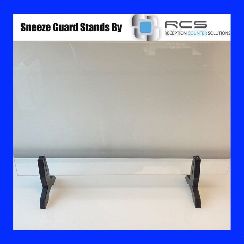 Sneeze Guard Feet Sneeze Guard Stand fits 1/8 1/4 sheet Etsy