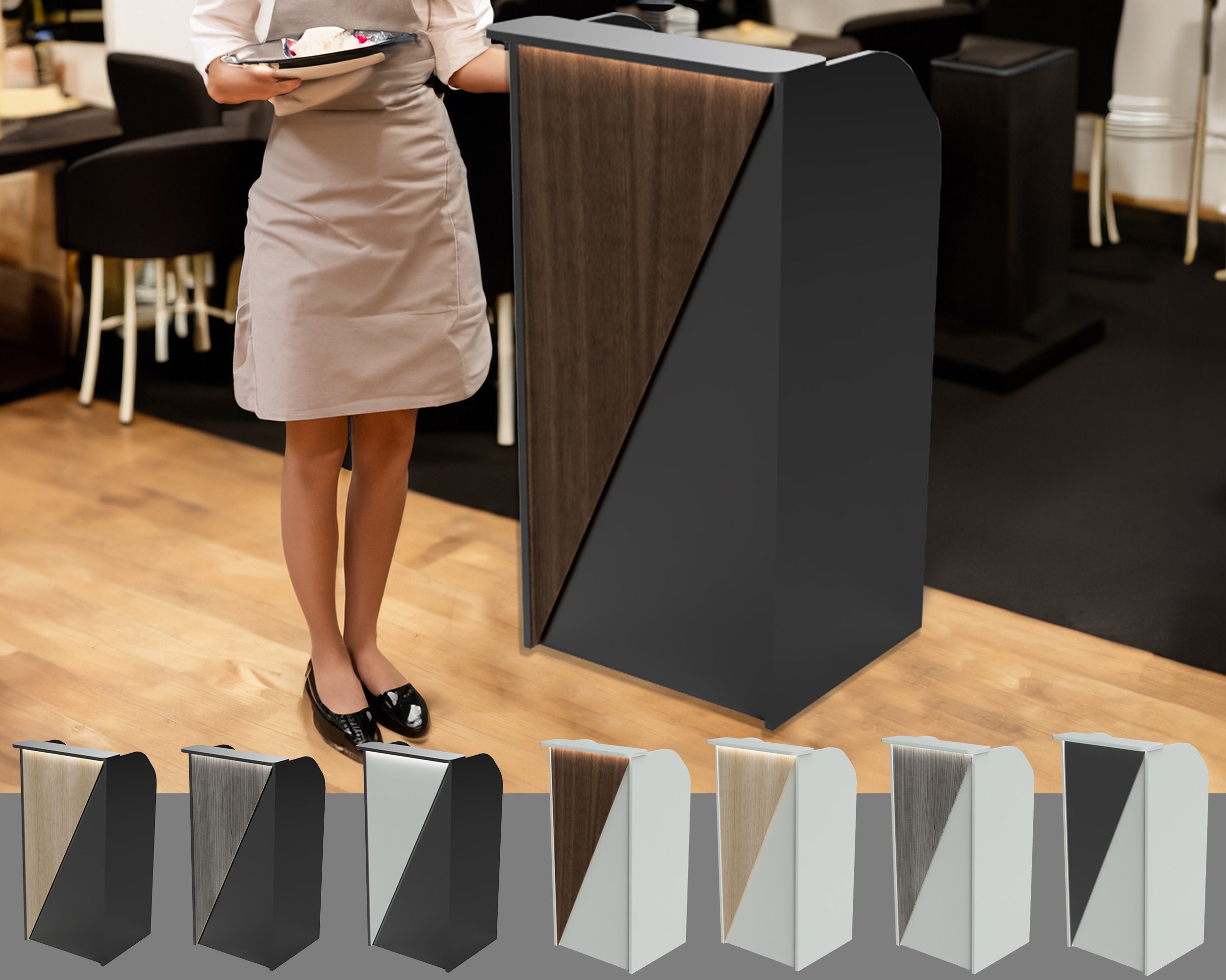 Thousand Oaks Collection Hostess Stand: Modern Entry Podium - Etsy